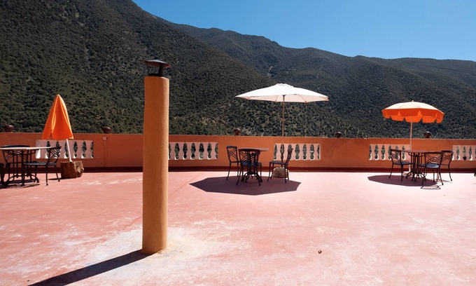 Ouirgane Hotel | Panoramic view at the mountain