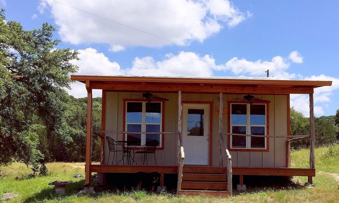 Ingram Cabin | Papa's Palace at Stacy Ranch, cabin on 120 acres between Ingram & Hunt, TX