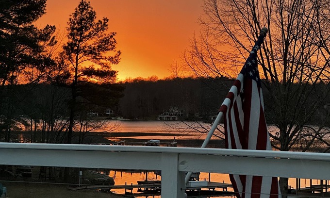 Bumpass House | Paradise at Sunset Point: hot tub, waterfront and dog friendly property
