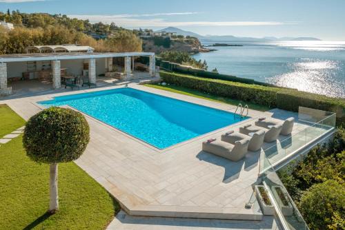 Kropia Villa | Paradise Beachfront Villa Athenian Riviera