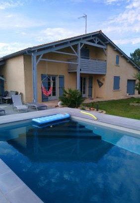 Virazeil House | Parentale Pradère avec piscine