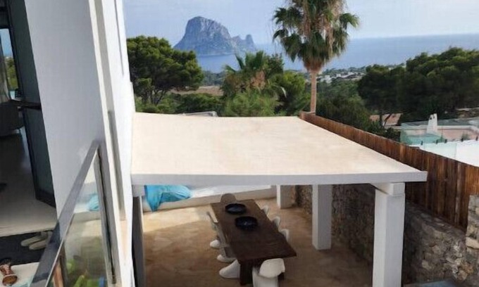 Cala Vadella Apartment | Patio Apartment w/Es Vedra Viewn