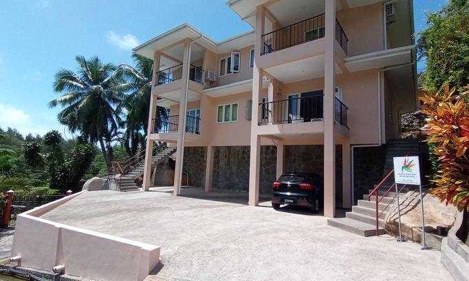 Mahe Island Apartment | Peace In Paradise with mountain view and walking distance to the beach