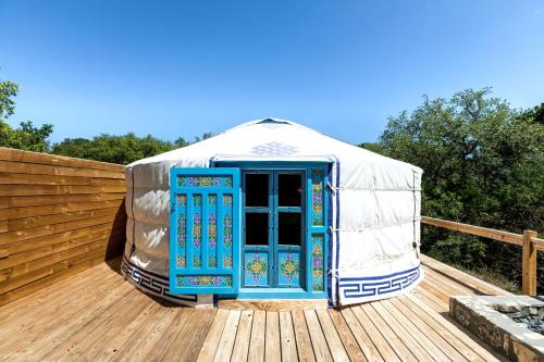 Dripping Springs Other | Peaceful Couples Yurt with Hot Tub in Dripping Springs, Texas