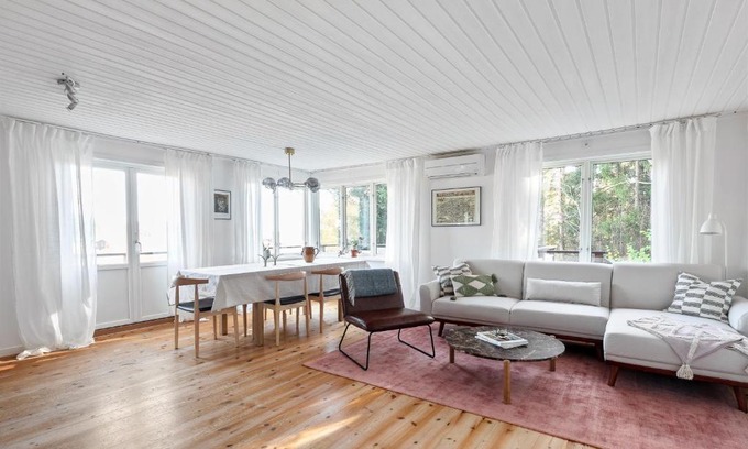 Osteraker House | Peaceful family home with indoor fireplace