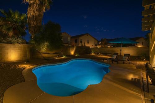 North Las Vegas House | Peaceful Las Vegas Pool Oasis, Pool Table, Hammock