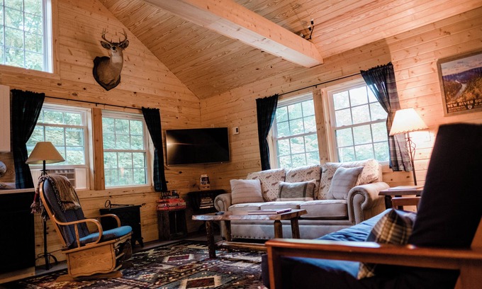 Slaty Fork Cabin | Peaceful Mountain View Retreat Near Trout Streams & Snowshoe