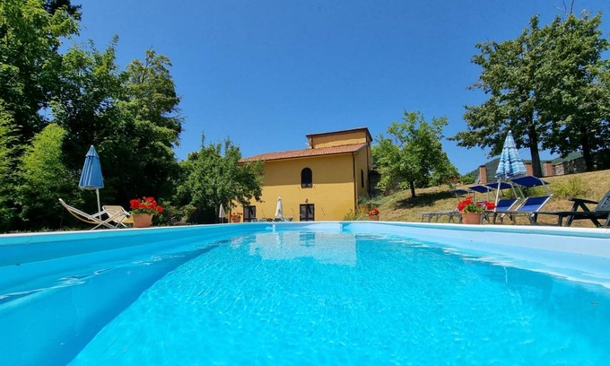 Colognola Villa | Peaceful restored village house with garden & private pool, close to facilities