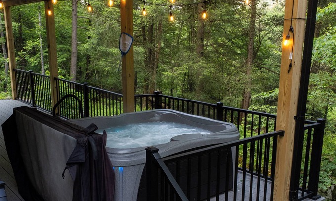 Bruceton Mills Cabin | Peaceful Riverside Cabin with Hot Tub. Near WVU & Cheat Lake. Sleeps 10