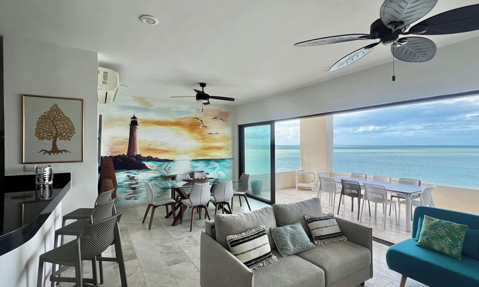Chicxulub Puerto Condo | Penthouse de lujo en la playa