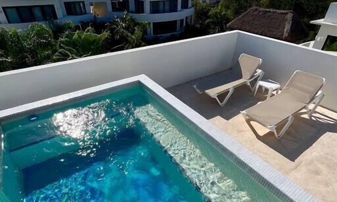 Francisco Uh May Apartment | Penthouse - Private - Pool & Heated Jacuzzi & Balcony -A3021