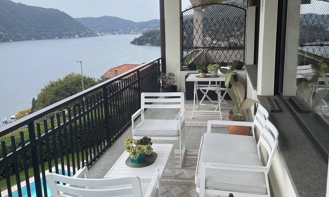 Moltrasio Apartment | Penthouse with Stunning Lake View