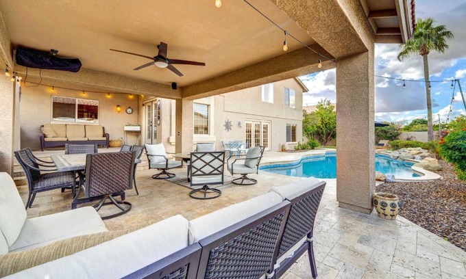 Peoria House | Peoria Vacation Rental with Pool and Hot Tub!