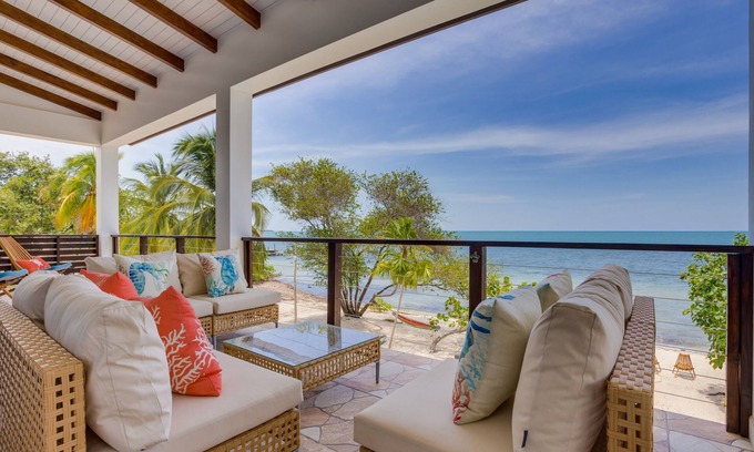 Surfside House | Permit To Play 3 - Caribbean Seafront Home 3 bedroom 3+ bath
