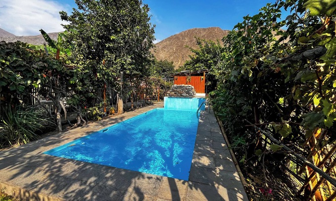 Lunahuana House | Pet-Friendly Ecological House with Orchard and Swimming Pool