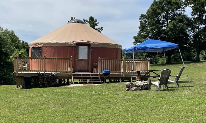 Boss RV Rental | Pet friendly glamping in a private yurt with stunning 360° views by Forest