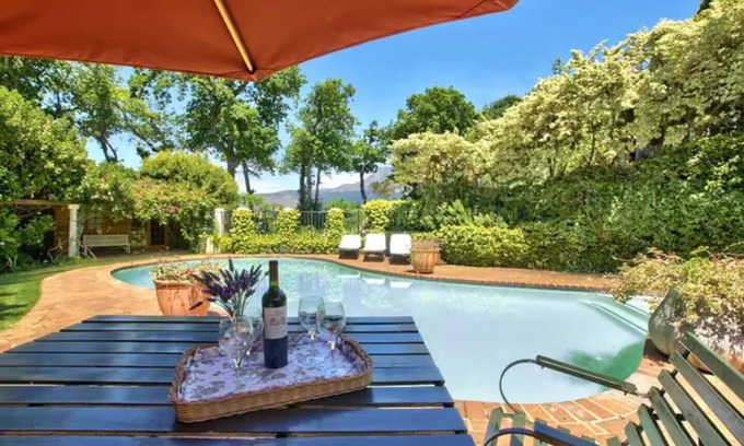 Constantia Cottage | Picturesque 2-Bedroom Cottage with Pool & Vineyard Views in Constantia Cape Town