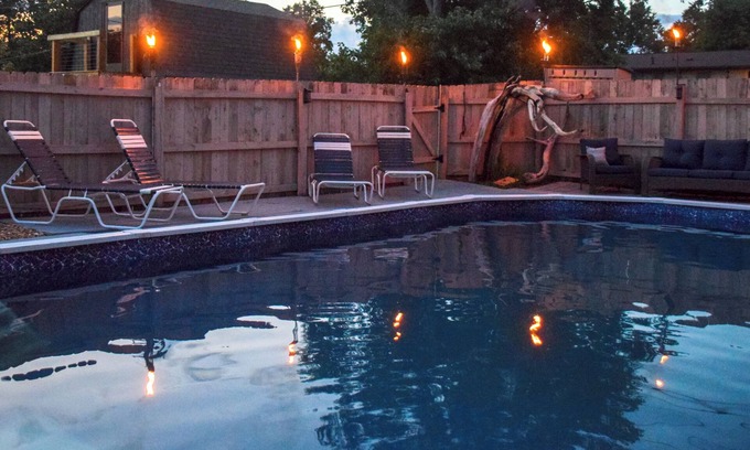Charlotte Park House | Pool Open Now – 2 Private Units, Sleeps 12, Kitchens in Both!