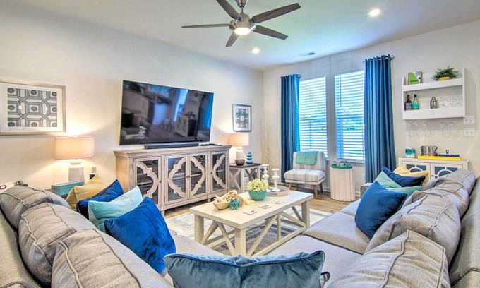 Millville House | Porch + Pool Access: Millville Townhome!