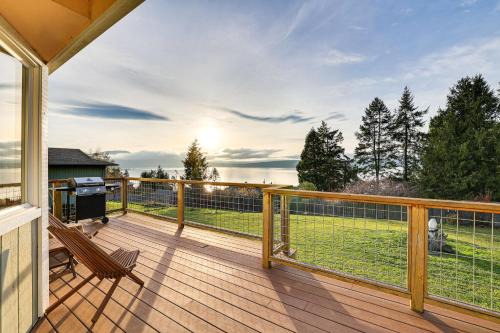 Adelma Beach House | Port Townsend Escape with Deck, Bay and Mountain Views
