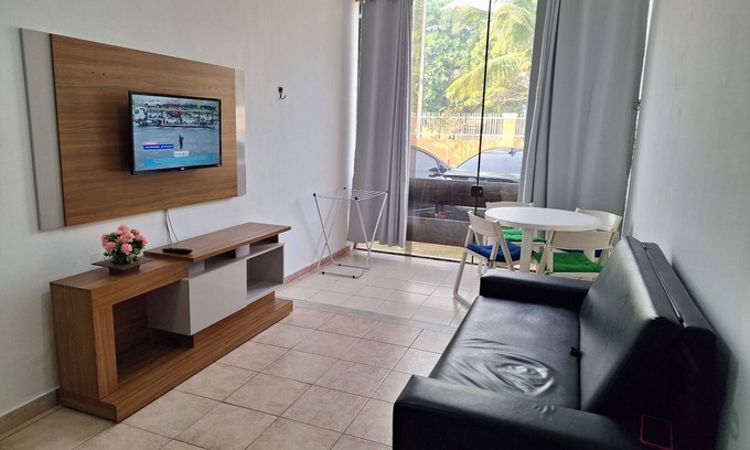 Taperapua Beach Condo | Portal do Atlântico condominium. Near Barra do Gaúcho - 3 guests