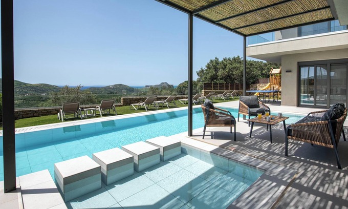 Agios Vasileios Villa | Porti Aphrodite 1 - A Stylish Eco Villa near beaches