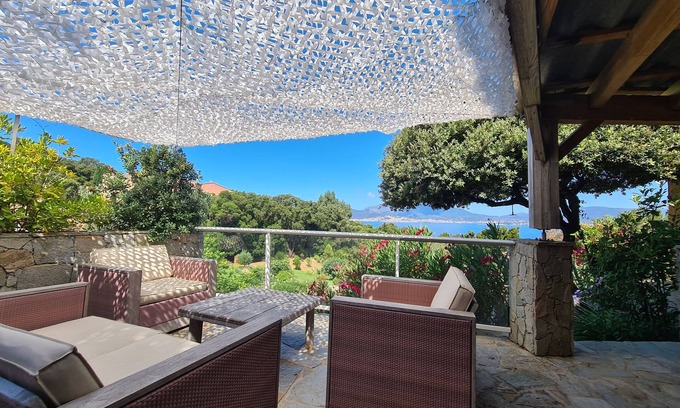 Porticcio Apartment | PORTICCIO Superb apartment with a dominant sea view