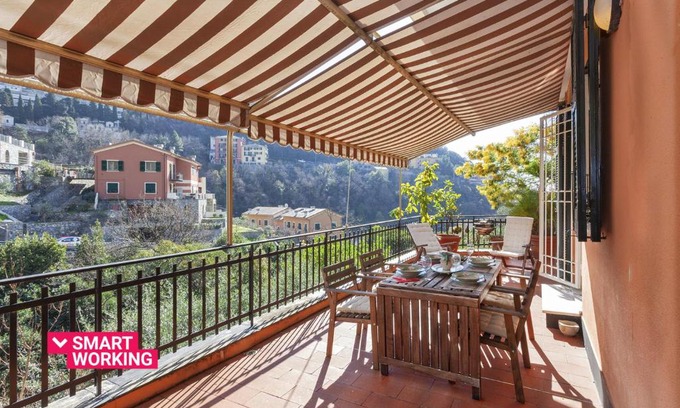Bogliasco Apartment | Precious terrace in Bogliasco by Wonderful Italy