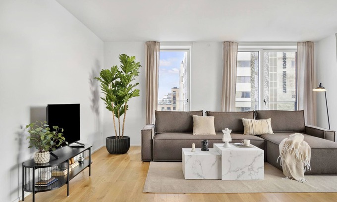 Aarhus C Apartment | Presidential suite with incredible balcony