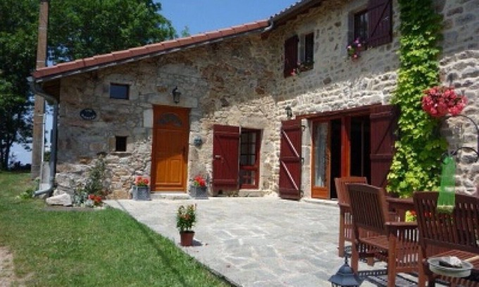 Vernet-la-Varenne Cottage | Pretty Stone House in the mountains of the Livrodoise Forez with beautiful views