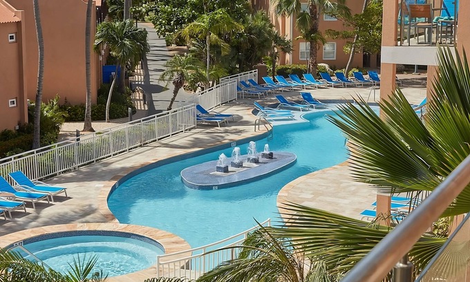 Oranjestad-West Hotel | Prime Location! Onsite Pool, Kitchenette, Free Parking, Near Druif Beach