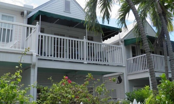 Bahama Village House | Prime location, stunning views from 2 decks—walk or ride to explore the island!