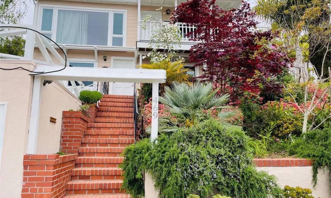 San Bruno Apartment | Private 1BR/1BA/1 Office room near SF and SFO-W/D-Pet Friendly