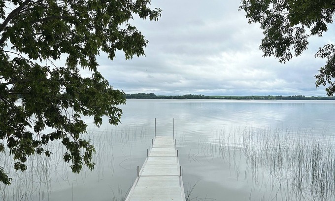 Ashby House | Private 9 acre Peninsula on Pelican Lake in Ashby.