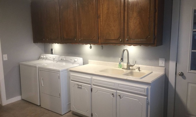 Fort Cobb Other | Private Basement Living Area with 9 Beds