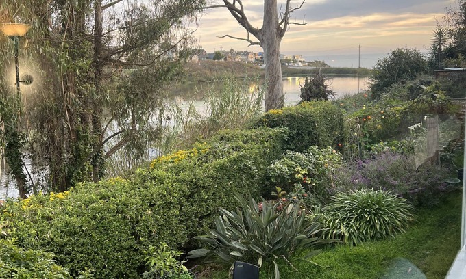Eastside Santa Cruz House | Private Beach House with amazing views of Shwan Lake and Twin Lakes Beach