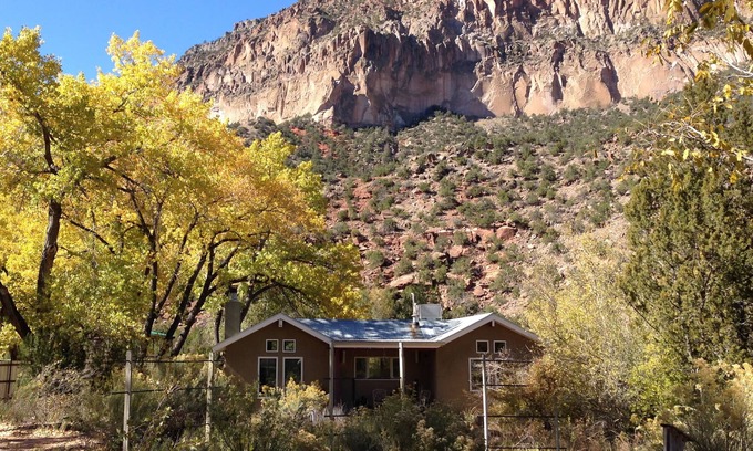 Jemez Springs Cottage | Private cottage located on the Jemez River and close to town.