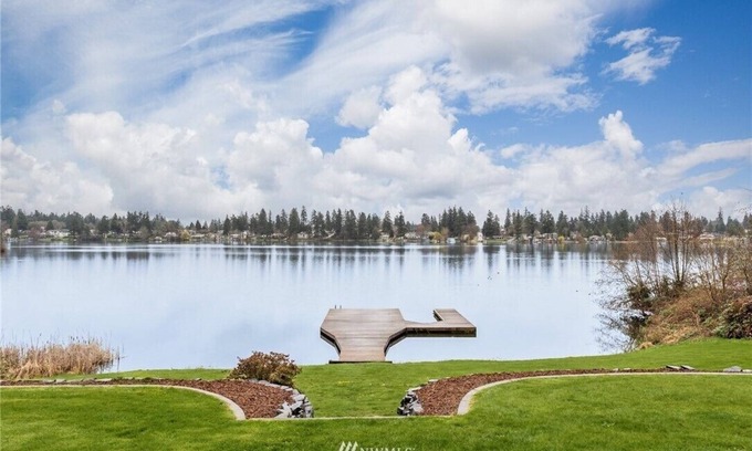 Fort Lewis House | Private Lakefront Urban Oasis. Great Views. Boat, Fish, Jetski, Kayak, or Relax!