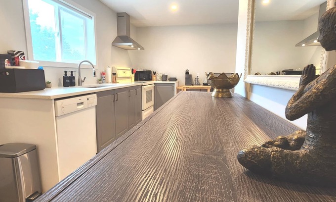 Regional District of Nanaimo Apartment | Private & Modern Studio near Ferry, Airport & VIU