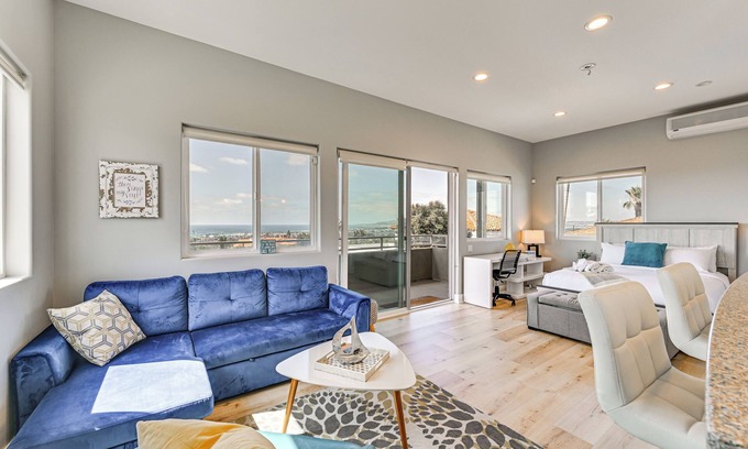 Point Loma Heights Apartment | Private Ocean Beach Studio w/Ocean Views!