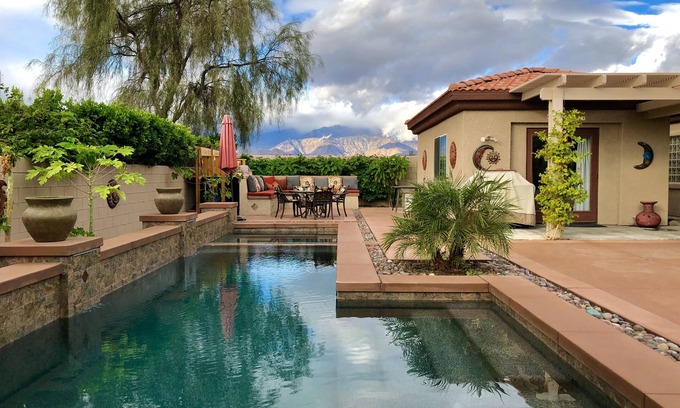 Palm Desert House | Private Pool Casita - King Bed, Mountain View, Super Private!