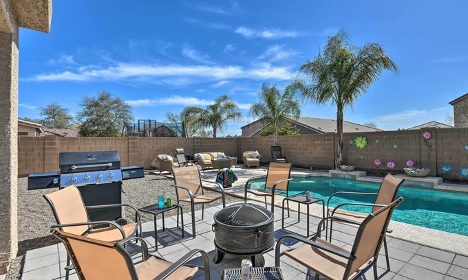 San Tan Valley House | Private Pool & Hot Tub: San Tan Valley Home