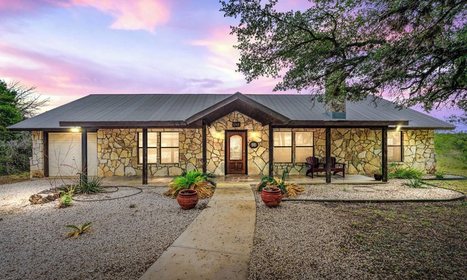 Sabinal House | Private pool, single story, NO bunk beds, less than 5-minute drive to THE Frio River in Concan, TX