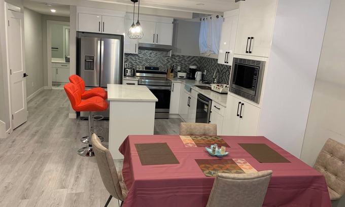 Northeast Edmonton House | PRIVATE, QUIET, CLEAN LEGAL SUITE FULLY FUNISHED. NEAR DOWNTOWN &TRAIN STATION