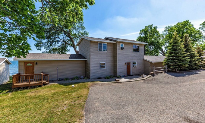 Pelican Rapids House | Private Sandy Beach - 5 Bedroom - 9 Bed MN Lake Home