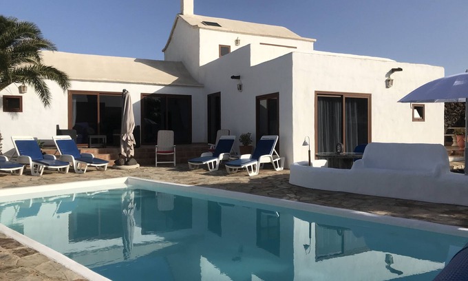 Tias Villa | Private - Secluded - 3 en-suite Bedrooms - Large Heated Pool - Wi-Fi - Air/Con.