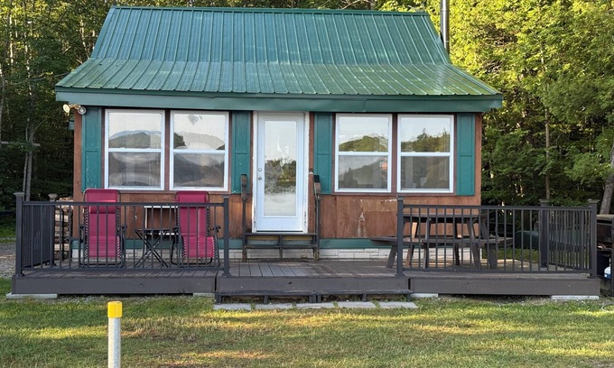 Farmington Falls Cottage | Private & secluded waterfront cabin on 5 acres 3 bedroom 1 bath amazing views