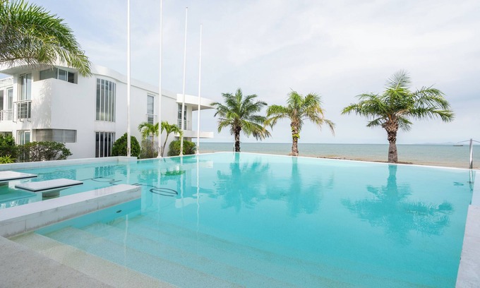 Na Chom Thian Apartment | Private Sunset Beach -Ocean View 2 Bedroom