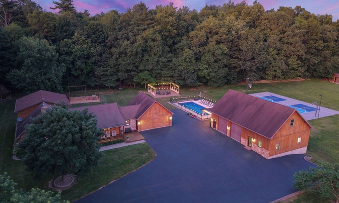 Elliottsburg Cabin | Private Upscale Cabin, secluded w/pool and hot tub