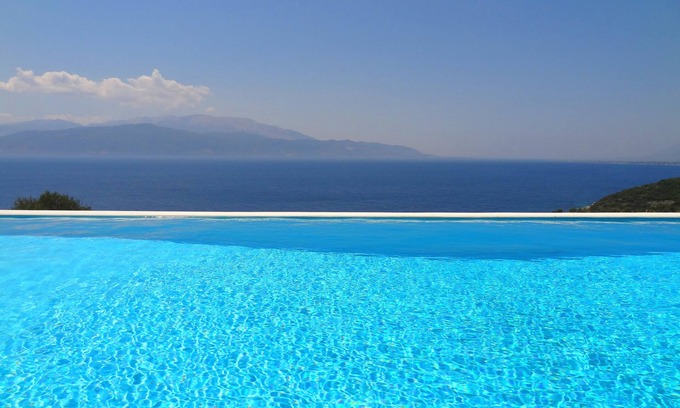 Dorida Villa | Private Villa, Swimming pool, Garden, Amazing panoramic sea view, Near beach